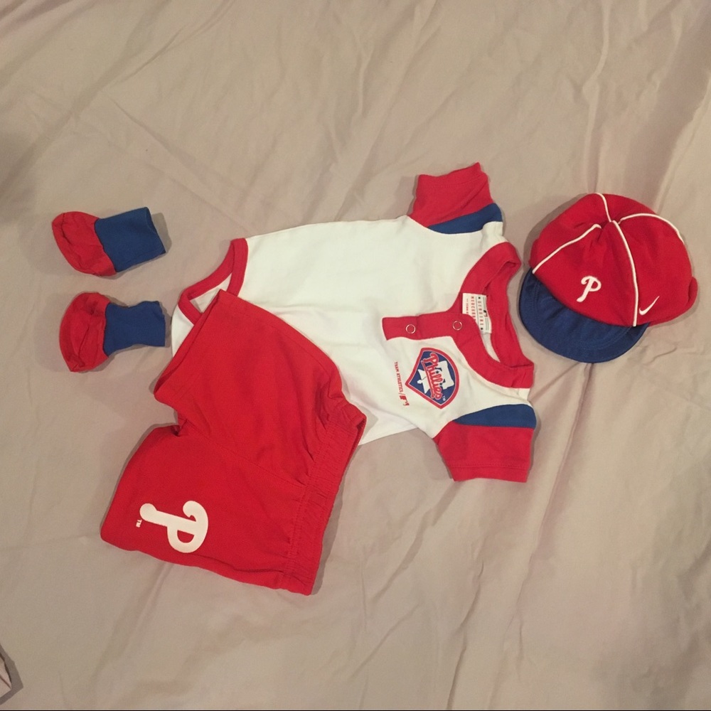 Phillies 3/6 month complete outfit